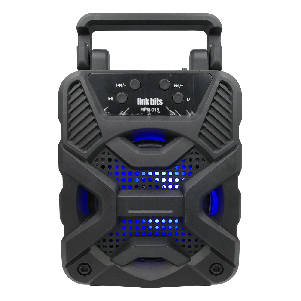 Bocina Bluetooth Link Bits 4 Pulgadas VA348P Radio Fm, Luz Led (C.50)
