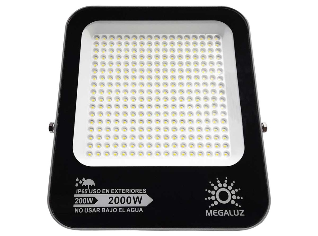 Reflector Led Megaluz 200W R34W200 Ip65 Luz Blanca Fría (C.5)