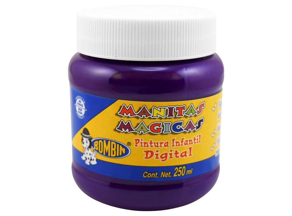 Pintura Manitas Magicas Rodin Bombin Morado 250ml (C.12)