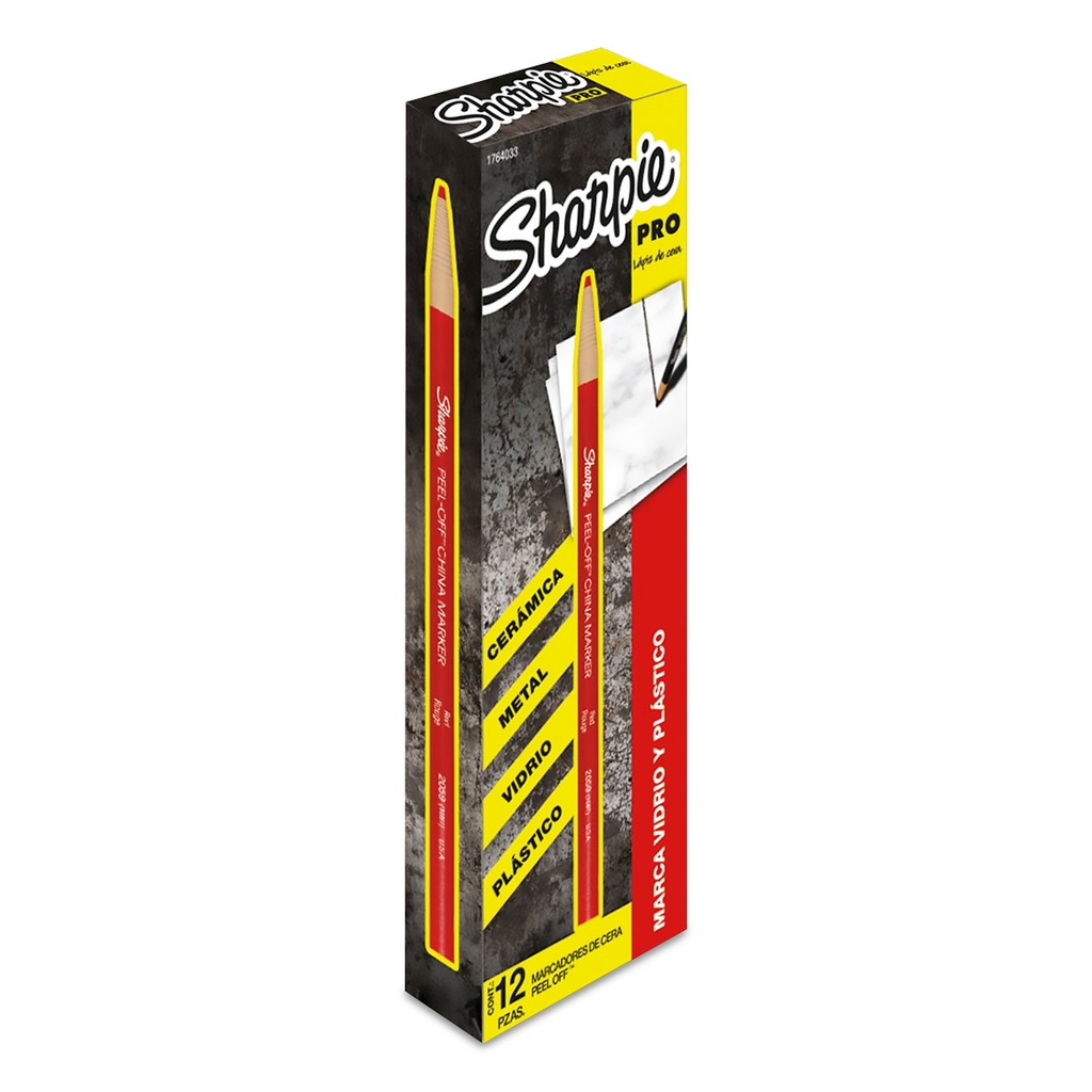 MARCADOR DE CERA SHARPIE PEEL-OFF ROJO (copia)