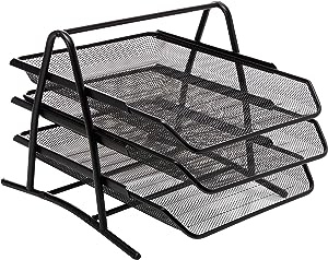 [NE-162] Charola Organizadora Malla Metálica 3 Niveles Tipo Oficio NE-162 Nextep (C.12)