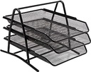 Charola Organizadora Malla Metálica 3 Niveles Tipo Oficio NE-162 Nextep (C.12)