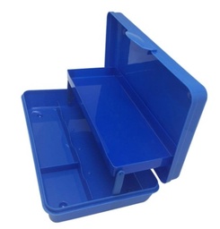 [98517] Caja Lapicera Plastica Jocar  Escalera Grande Transparente (E.30)