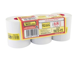 [PAQ3-T8070] Paquete C/3 Rollo Térmico Printaform 80X70 T8070