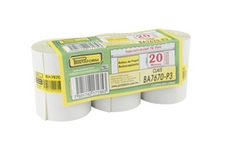 [PAQ3-BA7670] Paquete C/3 Rollo Printaform Autocopiante 76x70 Ba7670-P3