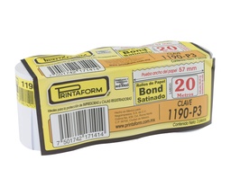 [PAQ3-1190] Paquete C/3 Rollo Printaform Bond 1190 57mm X 20mm