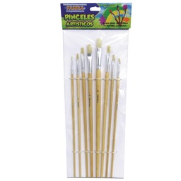 [PIN-KHAB08] Empaque C/8 Pincel Pascua Artistico (C.24)