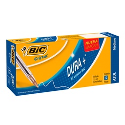 [PAQ12-0250AZ] Paquete C/12 Pluma Bic M-250 Punto Mediano Azul