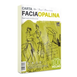[PAQ100-633PACOMAR] Paquete C/100 Opalina Carta Papel Copamex Marfil 120g