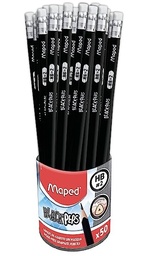 [PAQ50-9916462] LAPIZ MAPED BLACK PEPS #2 CERA TRAING. (copia)