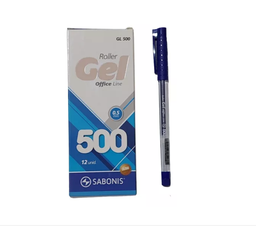 [PAQ12-GL-500-AZU] Paquete C/12 Boligrafo Sabonis Azul GL500