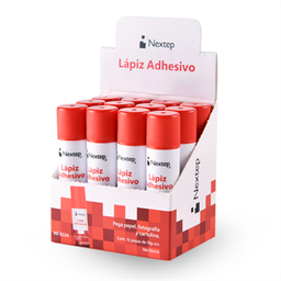 [NE-022A] Paquete C/12 Lápiz Adhesivo 10g Nextep