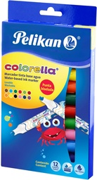 [30111842] Marcador Agua Pelikan Colorella Estuche c/12