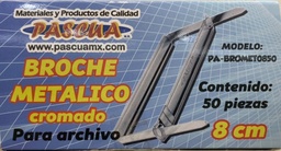 [PAQ2-PA-BROMET0850] Paquete C/100 Broche Para Archivo Pascua 8cm