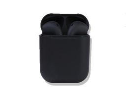 [i12SN] Audífono i12 / i66/ MI18/ Macaron Negro Bluetooth 5.0 Inalámbricos i12SN Link Bits (C.100)