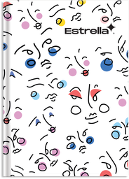 [PAQ5-0092] Paquete C/5 Libreta Estrella Pasta Dura 1/8 96 Hojas