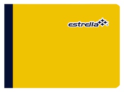 [PAQ5-0544] ​Paquete C/5 Cuaderno Cosido Forma Italiana Estrella Raya 100 Hojas