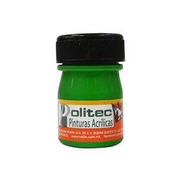 [7501139136200] Caja Con 6 Pintura Acrílica Politec Verde Obscuro 20 Ml