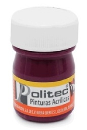 [7501139136491] Caja Con 12 Pintura Acrílica Politec Malva 20 Ml