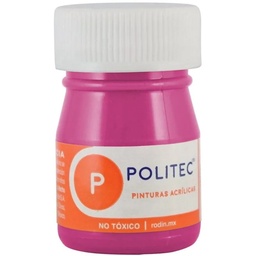 [7501230033781] Caja Con 12 Pintura Acrílica Politec Rosa Mexicano 20 Ml