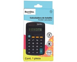 [PAQ3-7723G] Paquete C/3 Calculadora Bolsillo 8 Digitos Barrilito