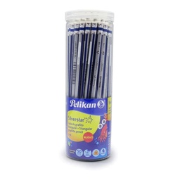 [PAQ50-30330244] Paquete C/50 Lapíz Pelikan Silverstar #2 HB Triangular