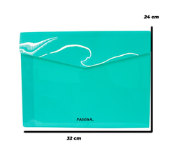 [PAQ12-PA-SOH-VELS] Paquete C/12 Sobre Plastico Horizontal Pascua Con Velcro