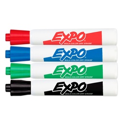 [115352] Empaque C/4 Marcador Berol Para Pizarron Grueso Expo Colores Basicos