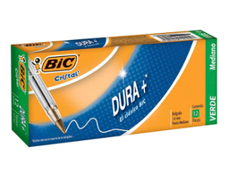 [PAQ12-0250VDE] Paquete C/12 Pluma Bic M-250 Punto Mediano Verde