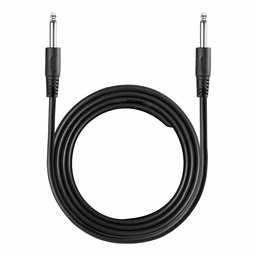 [11-6072] Cable Extensión Plug 6.3mm Pulgadas 11-6072 Monoaural Negro Mitzu