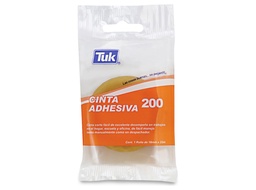[PAQ96-260007] Caja C/96 Cinta Adhesiva Tuk 200 Transparente 18mm x 33m 260007