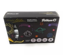[PAQ10-30262125] Empaque C/10 Markatodo Pelikan Metalico