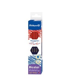 [30330213] Caja C/10 Lapiz Bicolor Delgado Pelikan