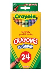 [523024] Crayones Crayola Caja C/24 pz 523024 (E.6)(C.72)