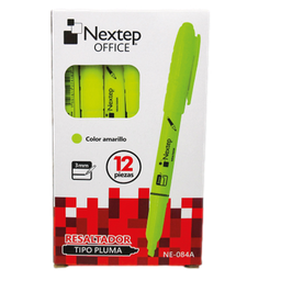 [NE-084A] Paquete C/12 Marcatextos Amarillo Nextep Tipo Puma NE-084A (C.72)