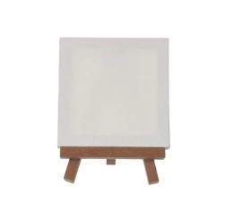 [7468] Lienzo Para Pintura C/Atril Mylin 13.5x10cm (C.12)