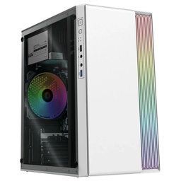 [PC-035] PC GAMER FUSION II BLANCO / A520M RYZEN 5 5600GT / 16GB RAM / 500GB SSD M.2 / ADAPTADOR WIFI