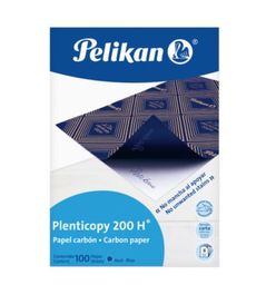 [12000209] Paquete C/100 Papel Carbon Pelikan 200H Carta Azul