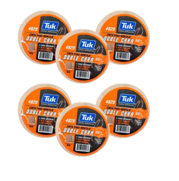 [PAQ6-422902] Caja C/6 Cinta Doble Cara Tuk 4029 Termoencogible 19mmx10m