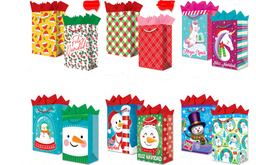[PAQ6-347NAVIDAD] Paquete C/6 Bolsa Regalo Navidad Granmark Mediana
