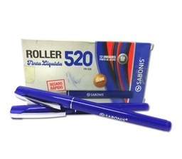 [PAQ12-FR-520-AZU] Paquete C/12 Roller Sabonis Tinta Liquida Azul FR520-AZU