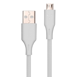 [CAB-M01W] Cable USB Vorago CAB-M01W Genero del Cable Macho / Hembra Tipo de Conectores USB-A / Micro USB Longitud de Cable 1m Material PVC Color del Producto Blanco
