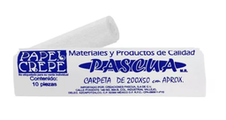 [PAQ10-PCREPE-BA] Paquete C/10 Papel Crepe Pascua Blanco50*70