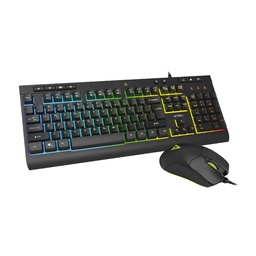 [AC-936750] Kit de Teclado y Mouse AC-936750 Acteck Creator Aurean Pro MK477G, Alámbrico, USB, Negro