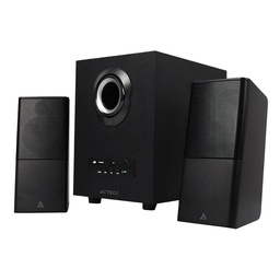 [AC-922067] ACTECK BOCINA CON SUBWOOFER AC-922067, BLUETOOTH, ALÁMBRICO, 2.1 CANALES, 11W RMS, USB, NEGRO