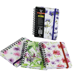 [A6FL100] Cuaderno Printaform A6 Plus Floral 100h Raya