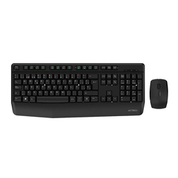 [AC-936354] Kit Teclado y Mouse Inalambrico Mk 465 Acteck Negro AC-936354