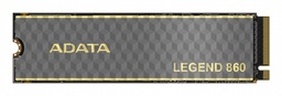 [SLEG-860-500GCS] Unidad de Estado Solido SSD Interna ADATA LEGEND 860 SLEG-860-500GCS 500GB Interfaz PCI Express 4.0 NVMe 3D NAND Color del Producto Negro