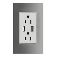 [2C2UB] Toma Corriente De 2 Entradas USB Megaluz 2C2UB (C.100)