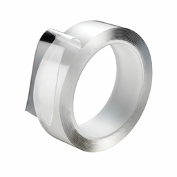 [TAP-0303] Cinta Doble Cara Nano 3 Metros TAP-0303 Reutilizable Soporta Hasta 1 Kg. Mitzu